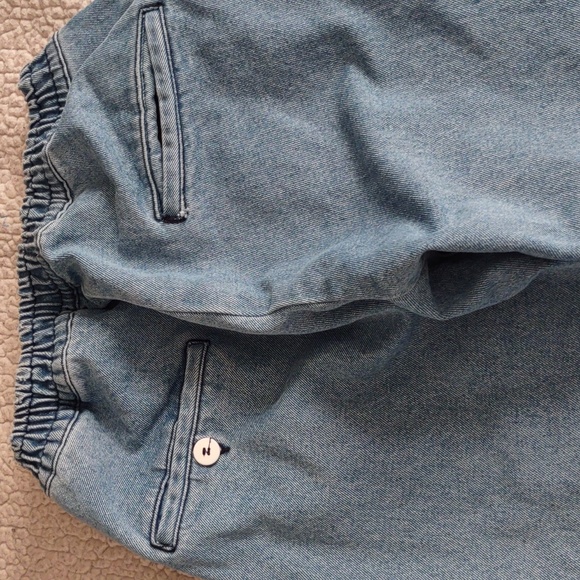 Bonsai Size Small Griffin Blue Button Fly Stretch Waist Jeans - Picture 13 of 16